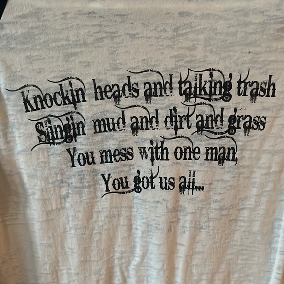 The Boys of Fall Football burnout women’s shirt XS clear diamond bling - Picture 3 of 4